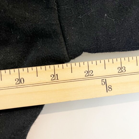 I AM GIA Mercury Red Striped Reflective Cropped Sweatshirt Hoodie - Size Small - Picture 6 of 7